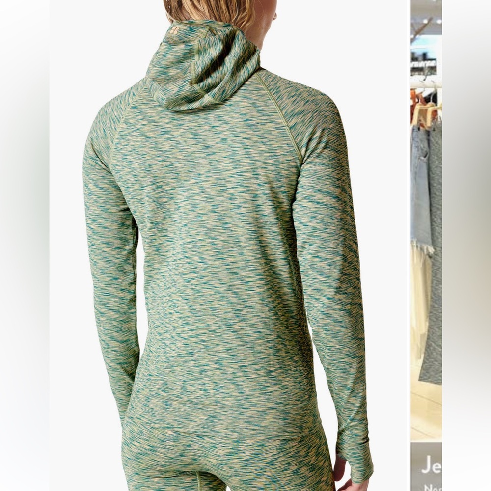 NWT Sweaty Betty Space Dye Hoodie Terrain Green size S - Picture 9 of 11